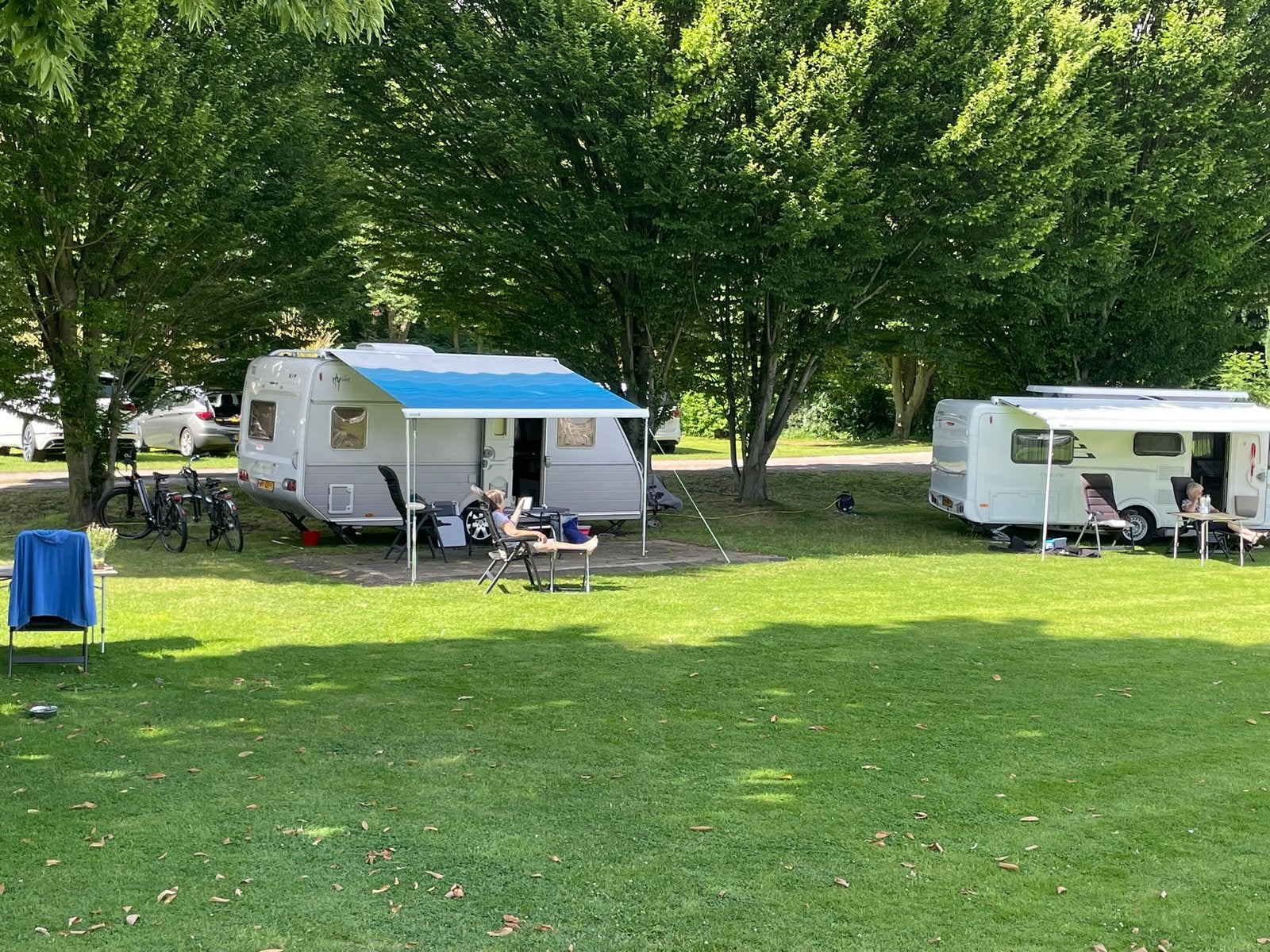 Thule caravanluifel type 6002. 3.50 breedt met uitval 2.50, Ophalen, Gebruikt, Thule
