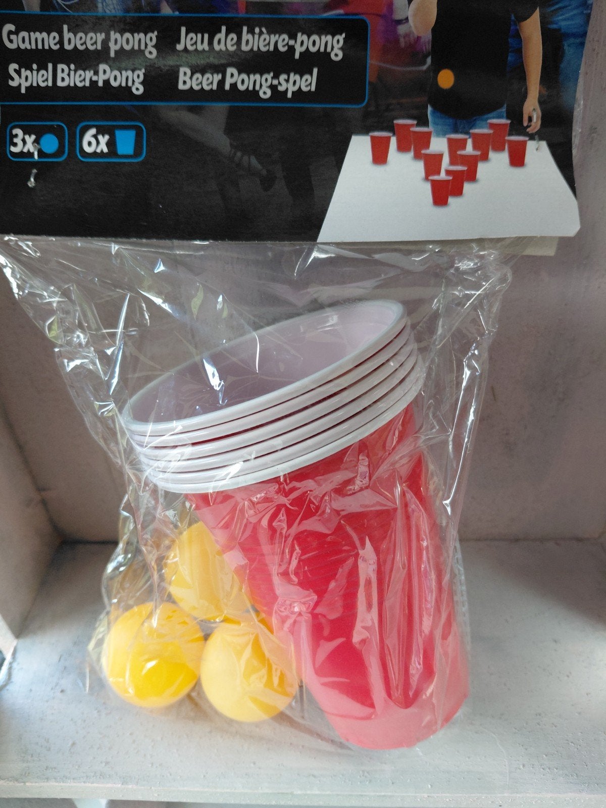 Beer Pong Spelset - Compleet met bekers en ballen, Ophalen, Nieuw