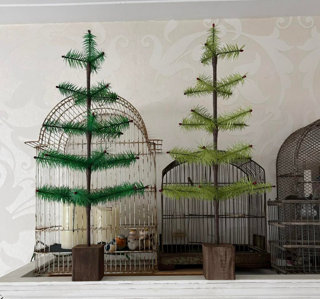 Diverse homemade Feathertree van echte veren gemaakt., Ophalen of Verzenden