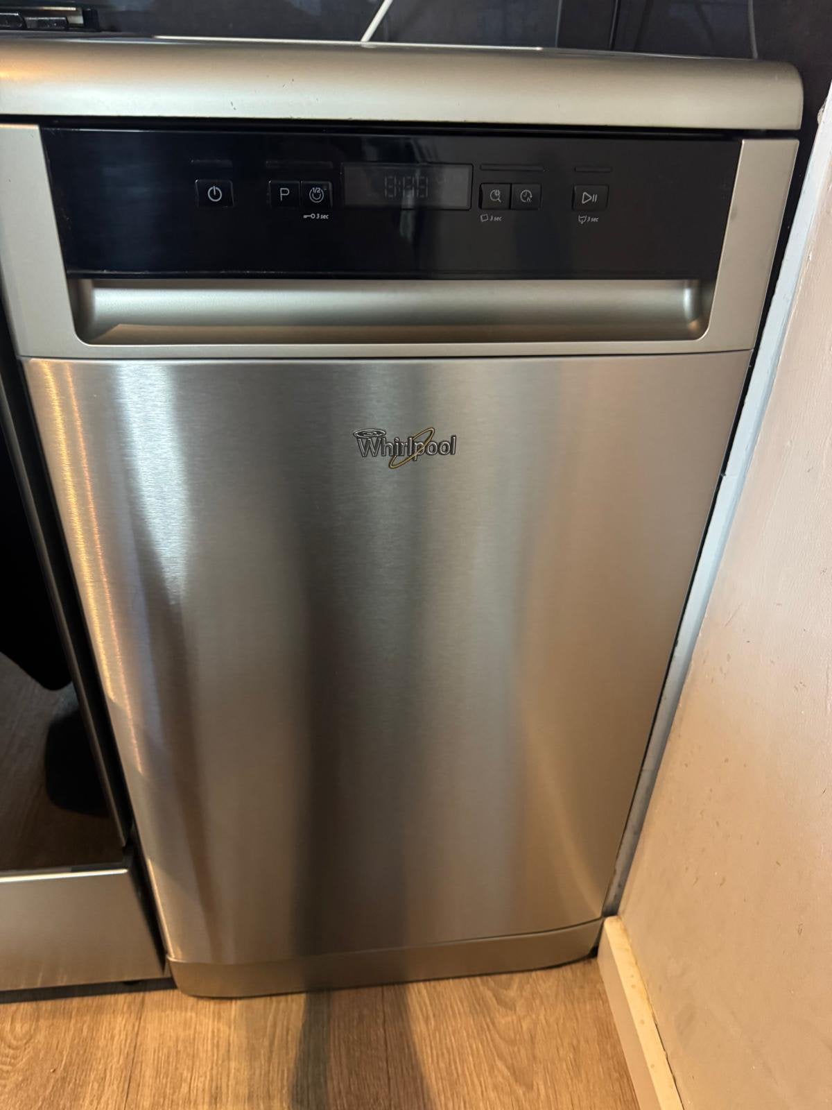 Vaatwasser Whirlpool, Ophalen, Zo goed als nieuw, Inbouw, Minder dan 85 cm