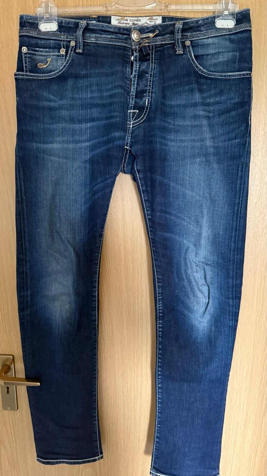 Jacob Cohen Tailored Jeans - Maat W34 LTD, Kleding | Heren, Spijkerbroeken en Jeans, Ophalen of Verzenden, Zo goed als nieuw, Blauw