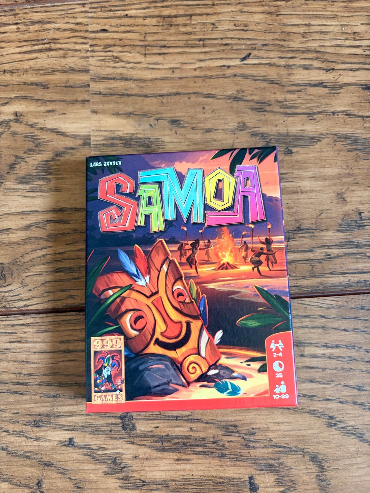 Samoa bordspel - 999 Games, Drie of vier spelers, Ophalen of Verzenden, Zo goed als nieuw