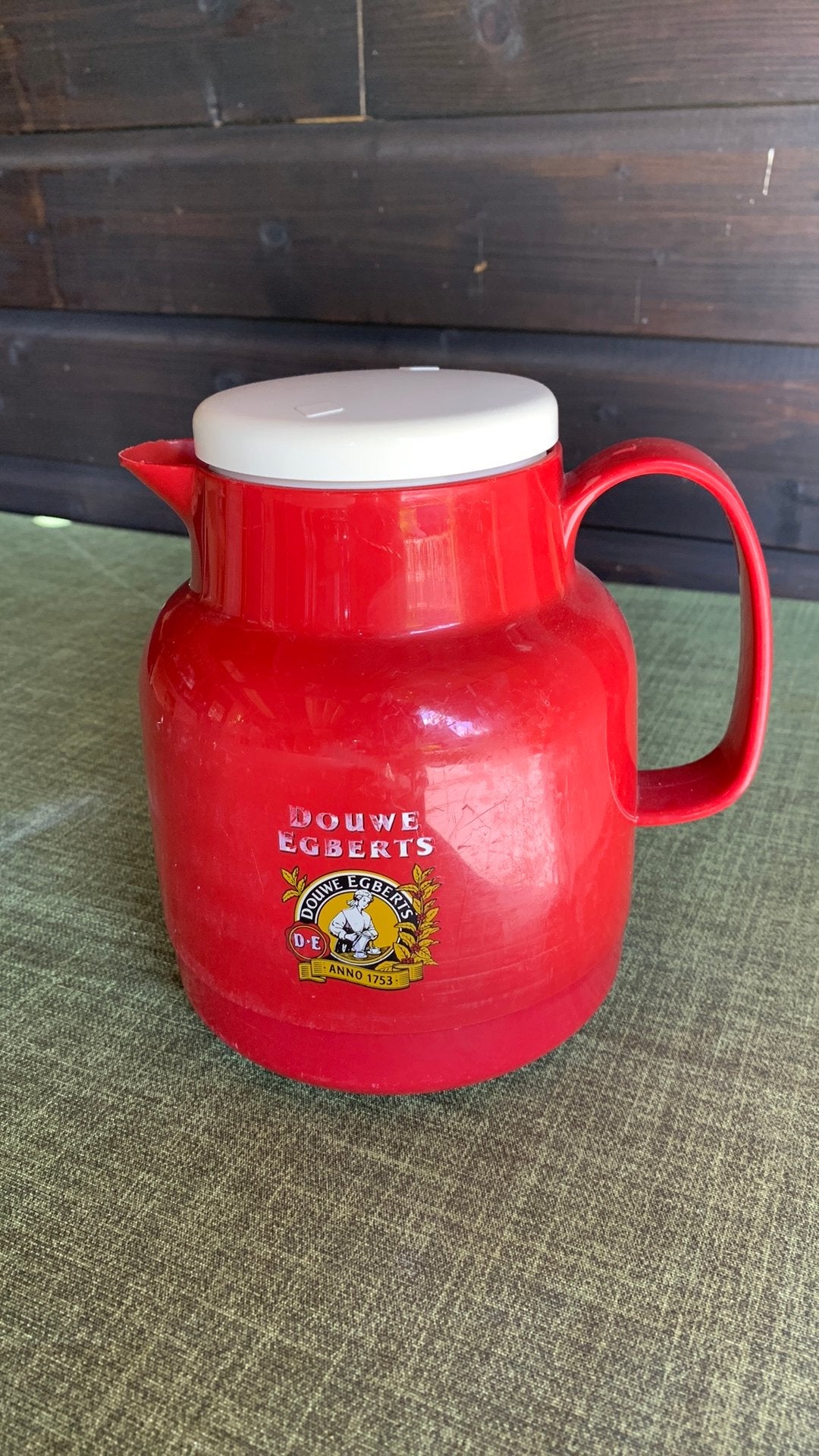 Douwe Egberts vintage thermos kan, Ophalen of Verzenden