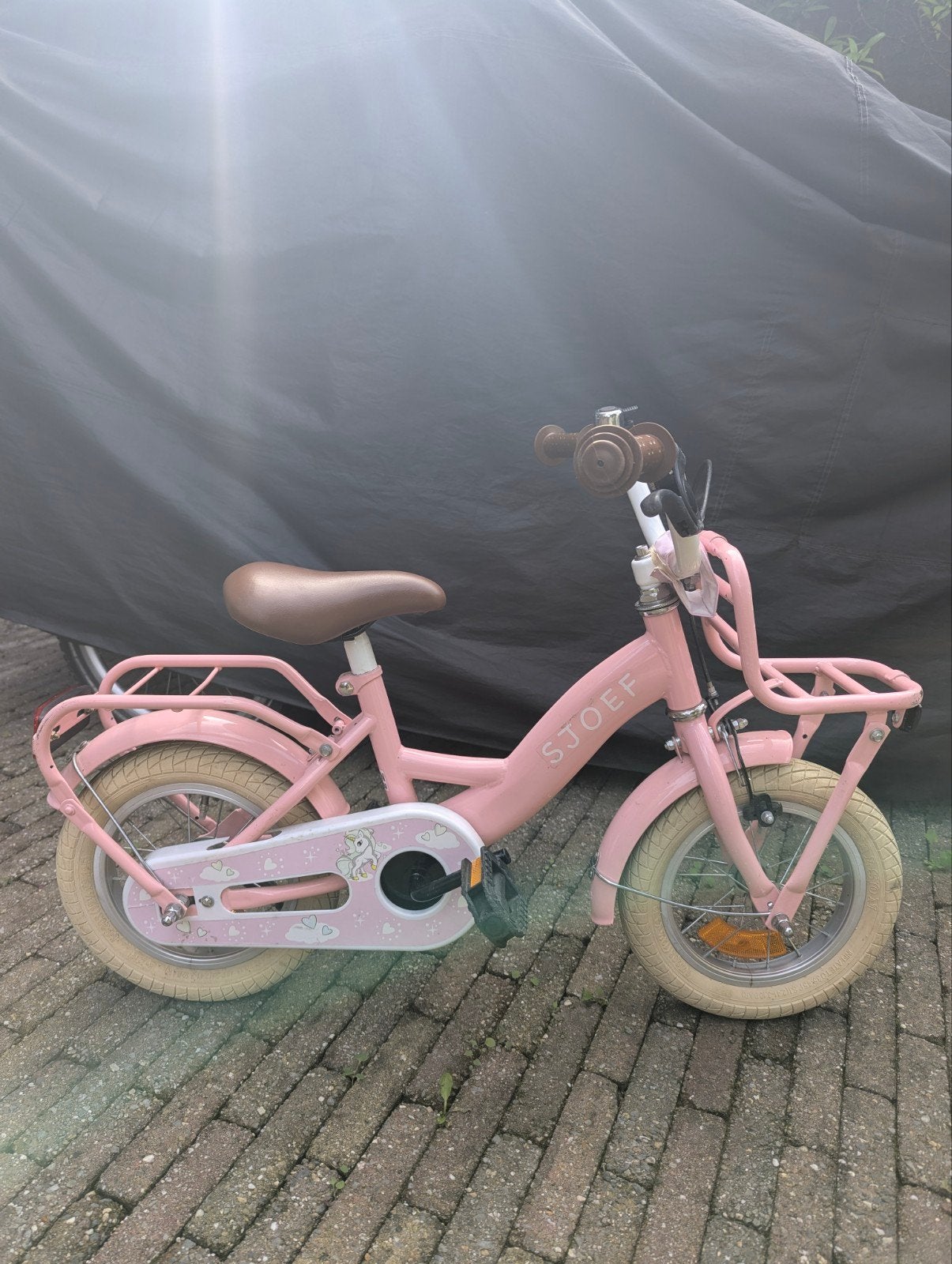 Sjoef Classic kinderfiets - 12 inch, Fietsen en Brommers, Ophalen, Gebruikt, Minder dan 16 inch