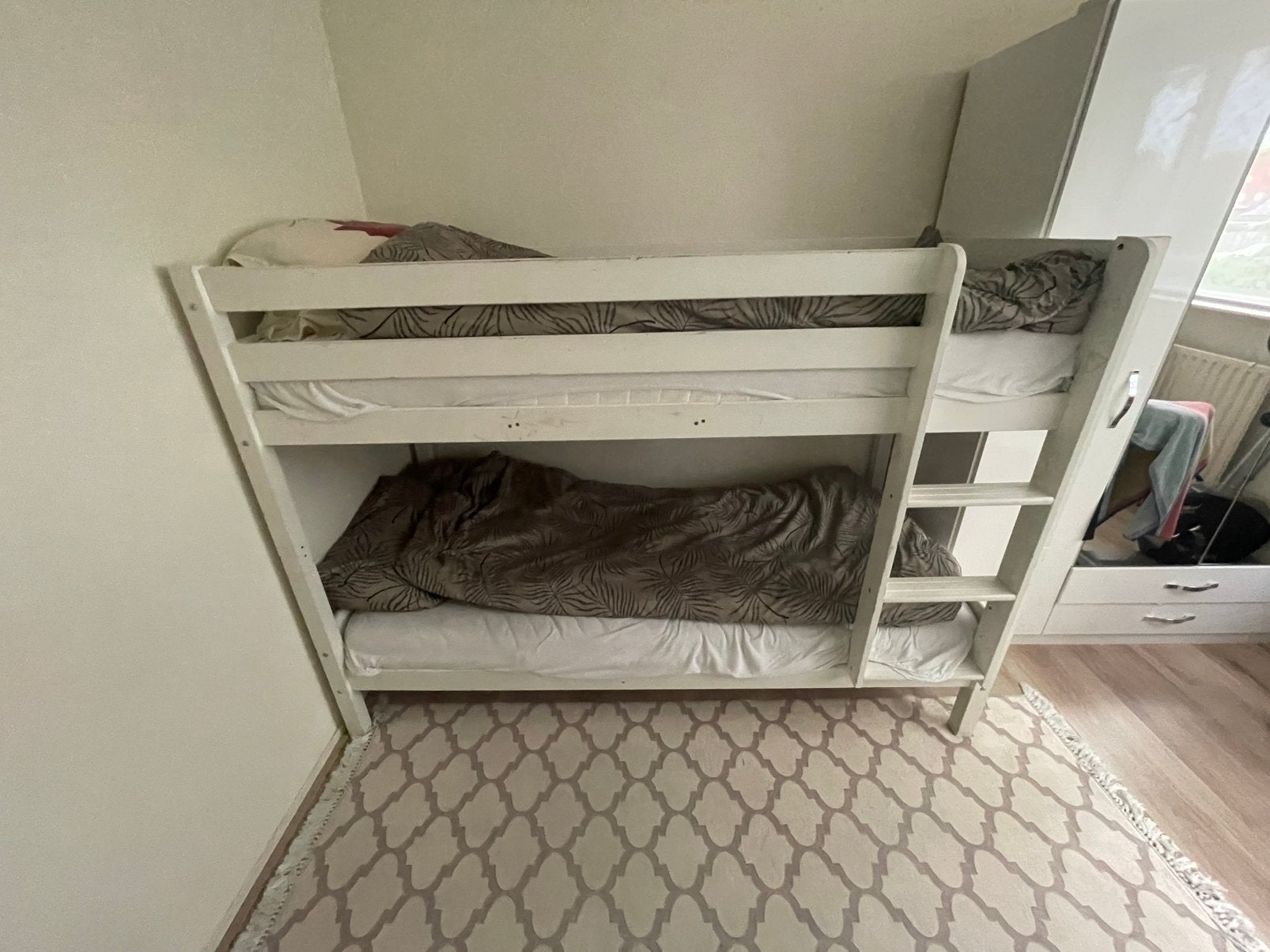 Stapelbed, Ophalen, 90 cm, 160 tot 180 cm, Tweepersoons