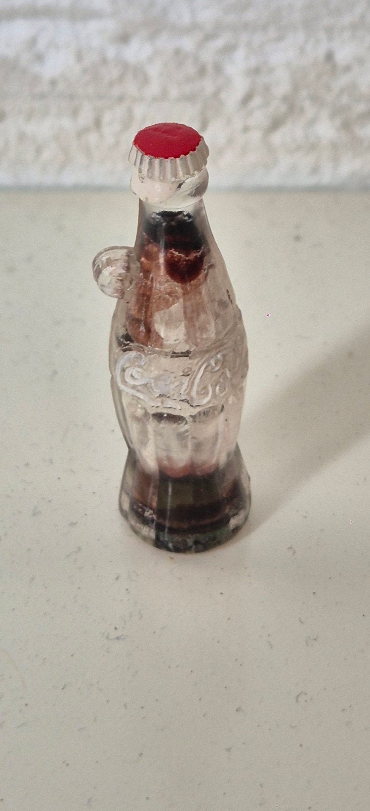 Vintage, miniatuur Coca-Cola flesje, Ophalen of Verzenden, Gebruikt, Overige typen