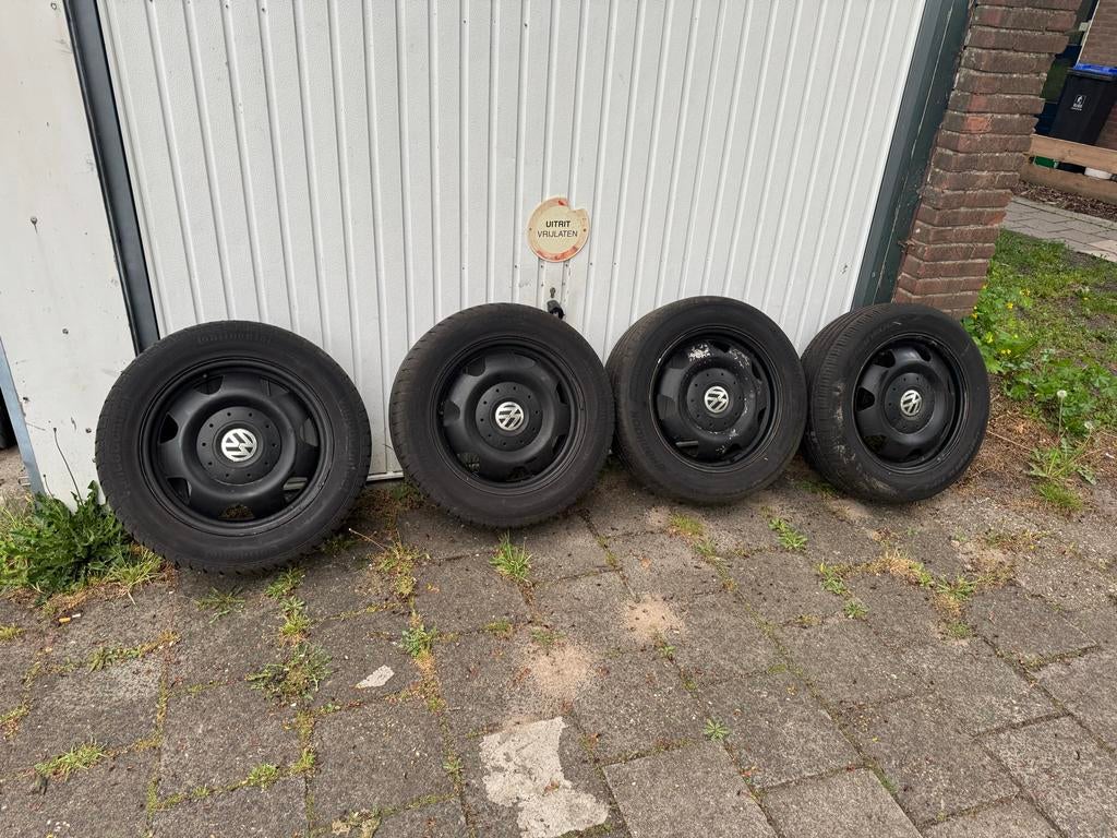 Volkswagen Transporter T5 velgen 17 inch met banden, Auto-onderdelen, Banden en Velgen, Banden en Velgen, 17 inch, Ophalen of Verzenden