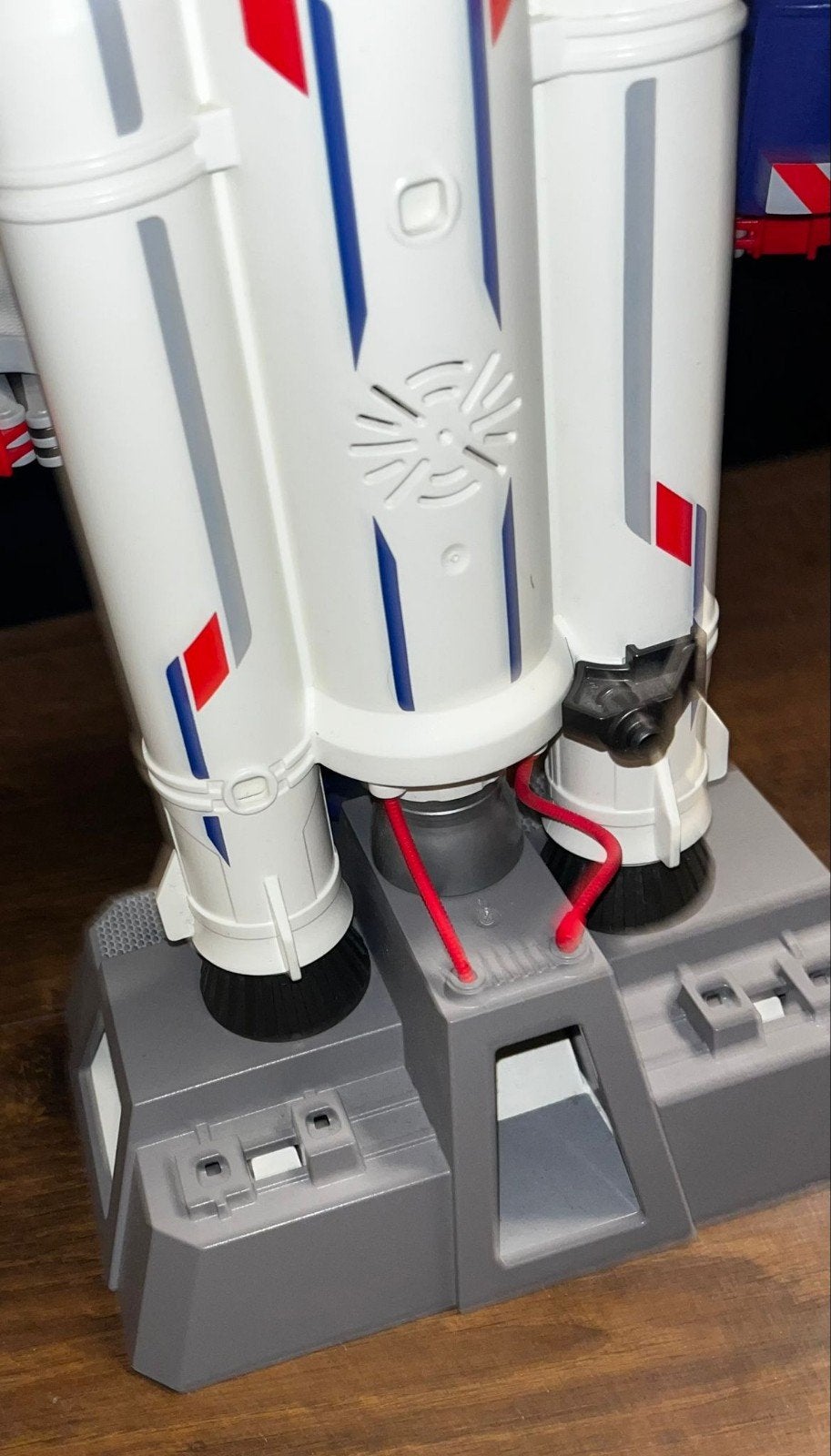 Ruimteschip met Shuttle., Ophalen