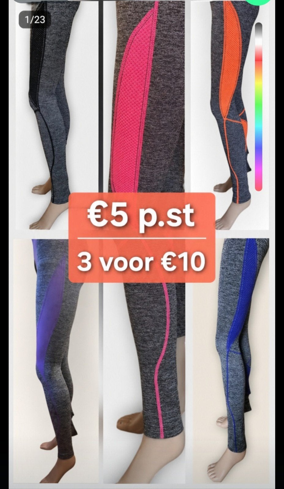 Naadloze Microfiber Sportlegging – One Size (36-44) - NIEUW, Belucci, Ophalen of Verzenden, Nieuw