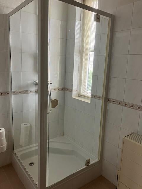 Glazen Douche wand en deur merk HUPPE, Ophalen, Gebruikt, Glas, Overige typen