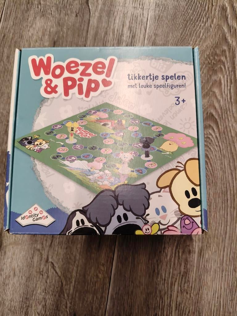 Woezel & Pip Tikkertje Spelen Bordspel, Een of twee spelers, Ophalen of Verzenden, Gebruikt, Identity Games