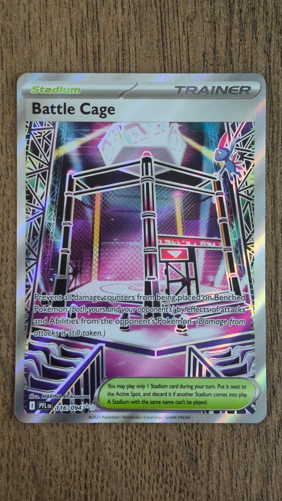 Battle Cage 116/094 – Phantasmal Flames (2025), Verzenden, Zo goed als nieuw, Losse kaart