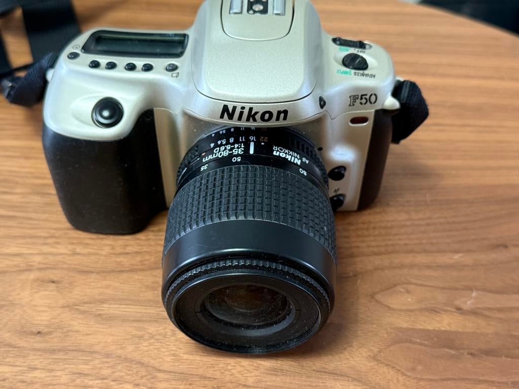 Nikon F50 met 35-80mm zoom lens., Ophalen of Verzenden, Zo goed als nieuw, Spiegelreflex, Nikon