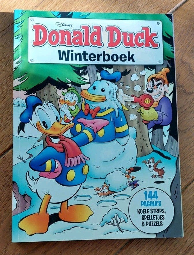 Donald Duck Winterboek - 144 pagina's vol winterplezier!, Ophalen of Verzenden, Zo goed als nieuw, Walt Disney, Fictie algemeen