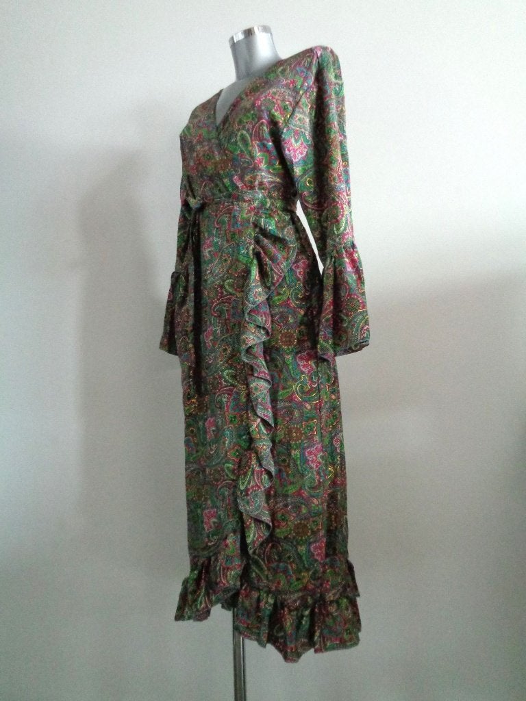 Zijden kimono, maat Large, nieuw met kaartje, Ophalen of Verzenden, Nieuw, Blauw, Overige typen