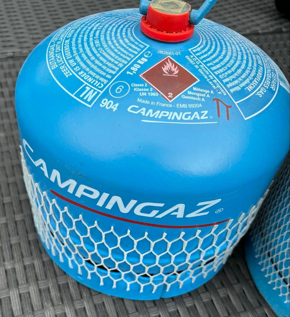 Campingaz R904 gasfles (beetje gevuld), Ophalen, Zo goed als nieuw