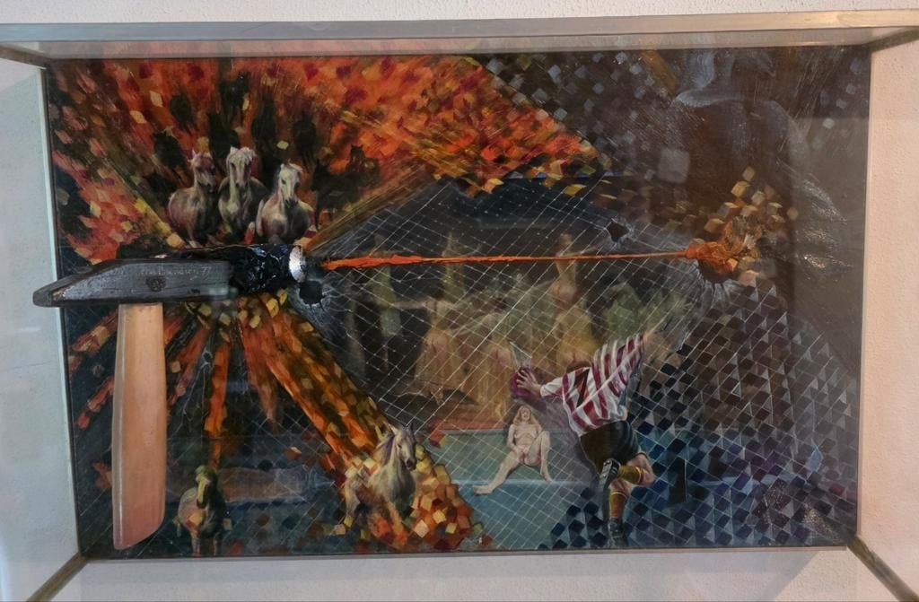 3d schilderij Frans Brandsen magisch (sur) realisme., Ophalen of Verzenden