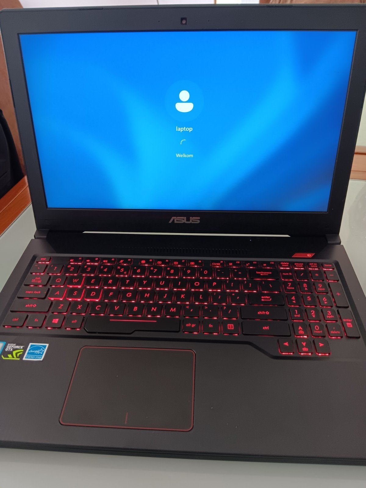 Asus gaming laptop, Ophalen, Gebruikt, Met videokaart, Asus