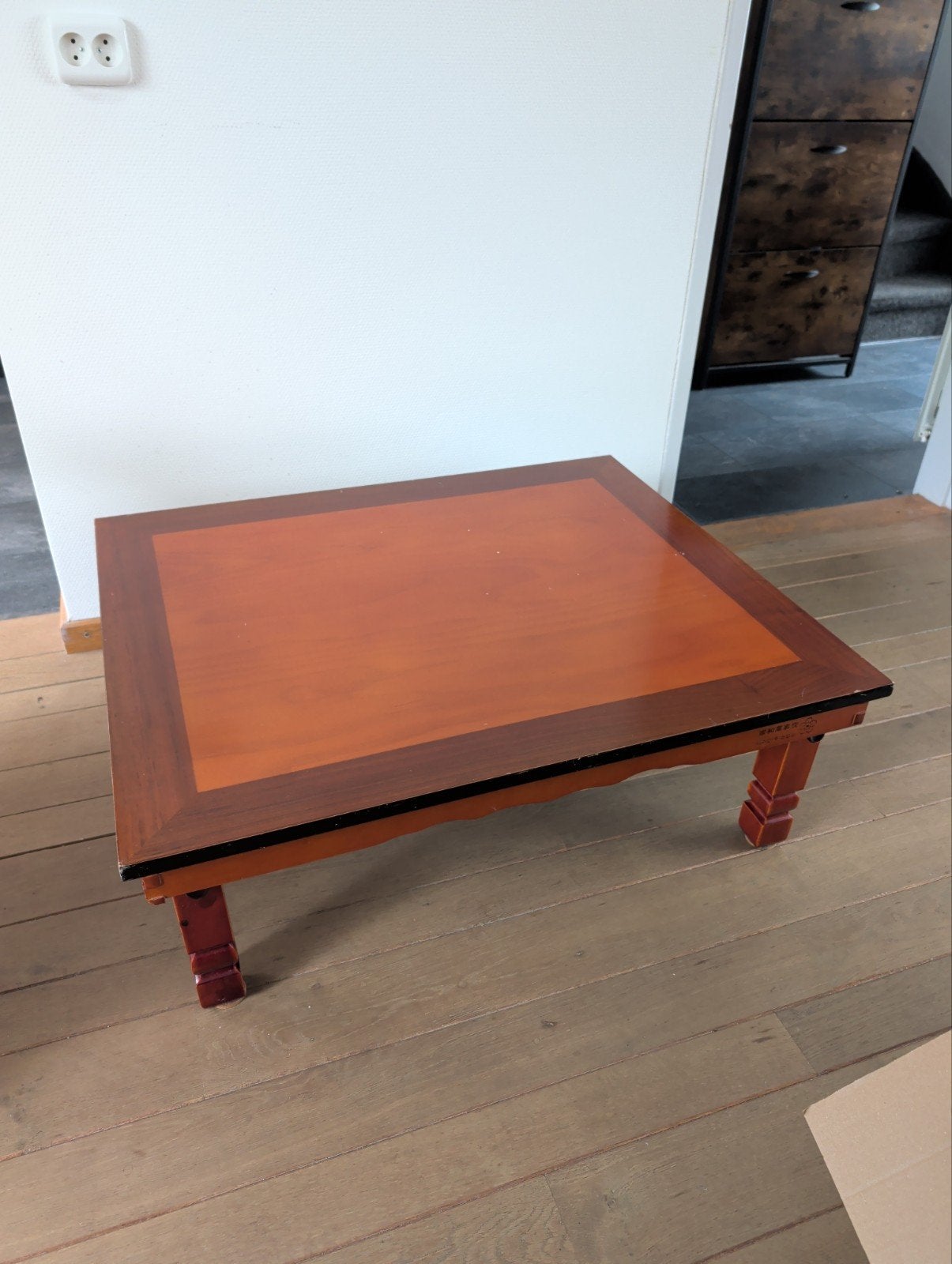 Inklapbaar Koreaans tafeltje - 91x76x32.5h cm, Ophalen, Gebruikt, 50 tot 100 cm, Koreaans, Aziatisch