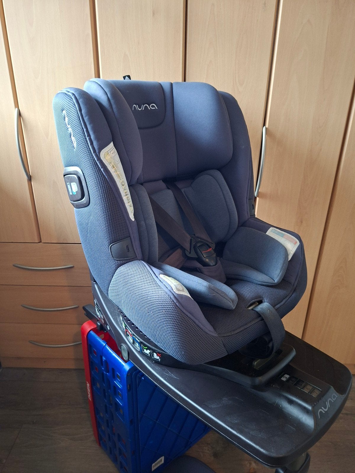 Nuna Prym autostoel kind pasgeboren - 4 jaar. 360 graden, Overige merken, Verstelbare rugleuning, Ophalen of Verzenden, Zo goed als nieuw