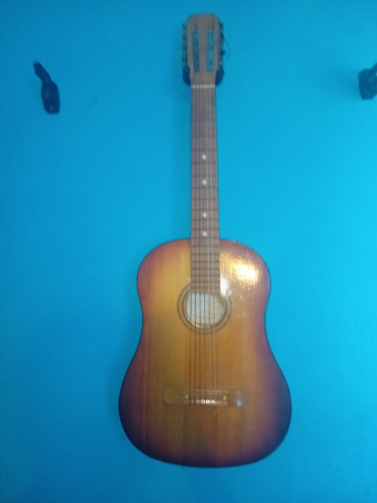 Vintage Russische 7-snarige Gitaar (Lunacharsky) – Jaren 80, Muziek en Instrumenten, Ophalen, Gebruikt, Overige typen