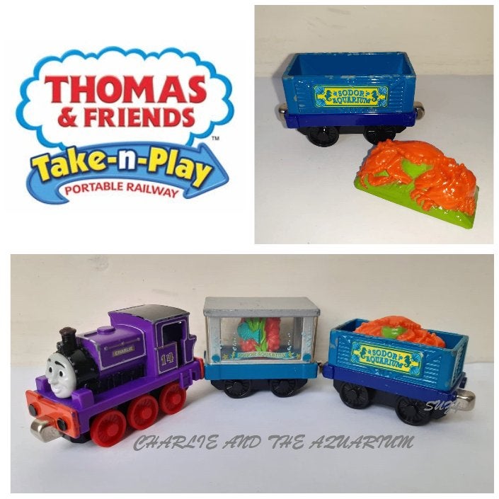 Thomas de Trein Take n Play, Charlie and the Acquarium, Ophalen of Verzenden, Gebruikt