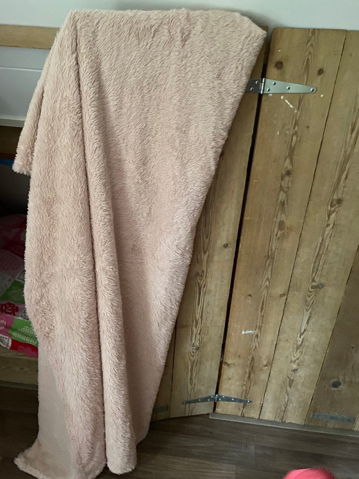 zacht lichtroze kleedje meisjes, Huis en Inrichting, Woonaccessoires | Plaids en Woondekens, Ophalen of Verzenden, Zo goed als nieuw