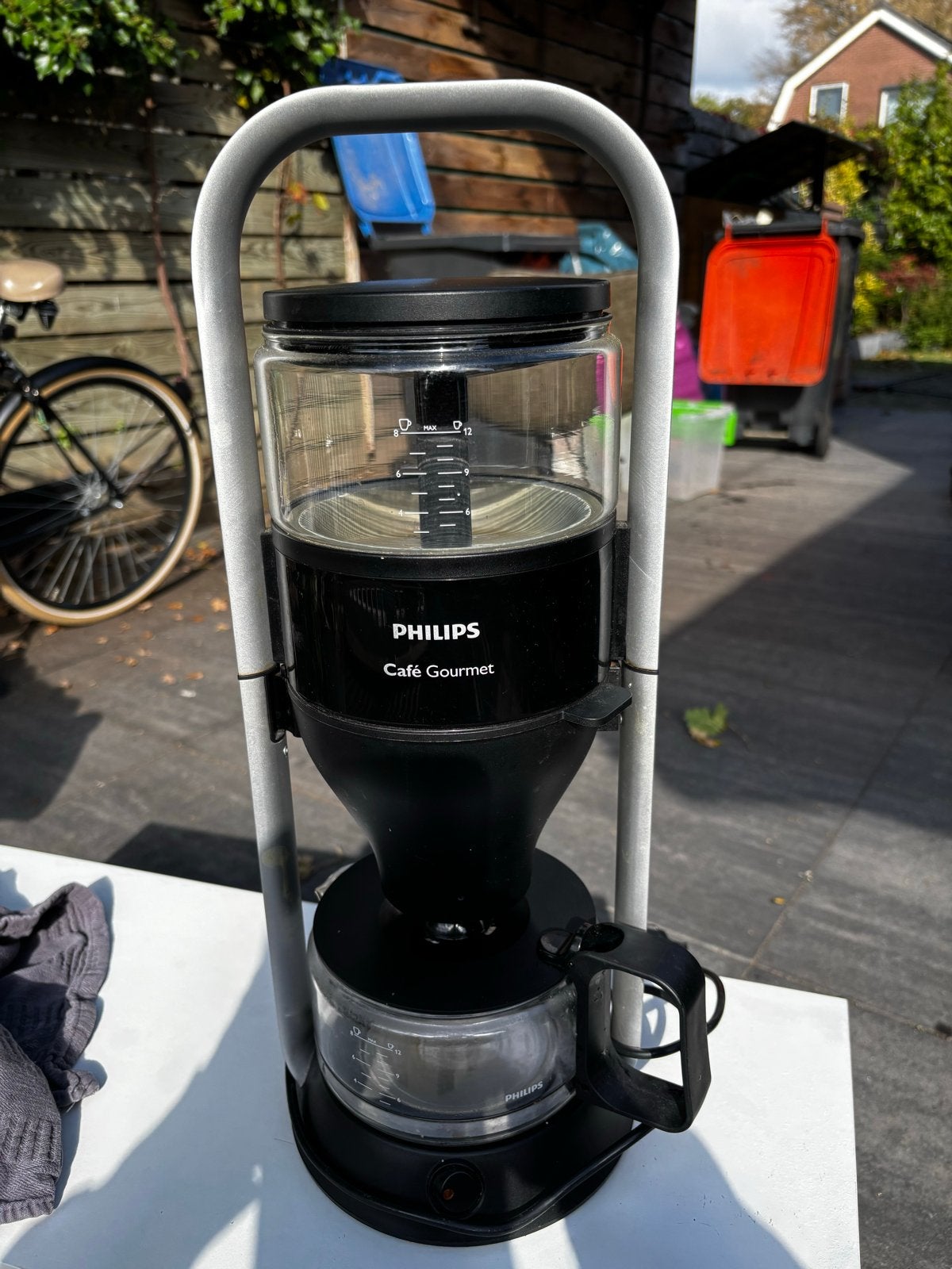 Philips Café Gourmet koffiezetapparaat, Ophalen of Verzenden, Gebruikt, Overige modellen, Gemalen koffie