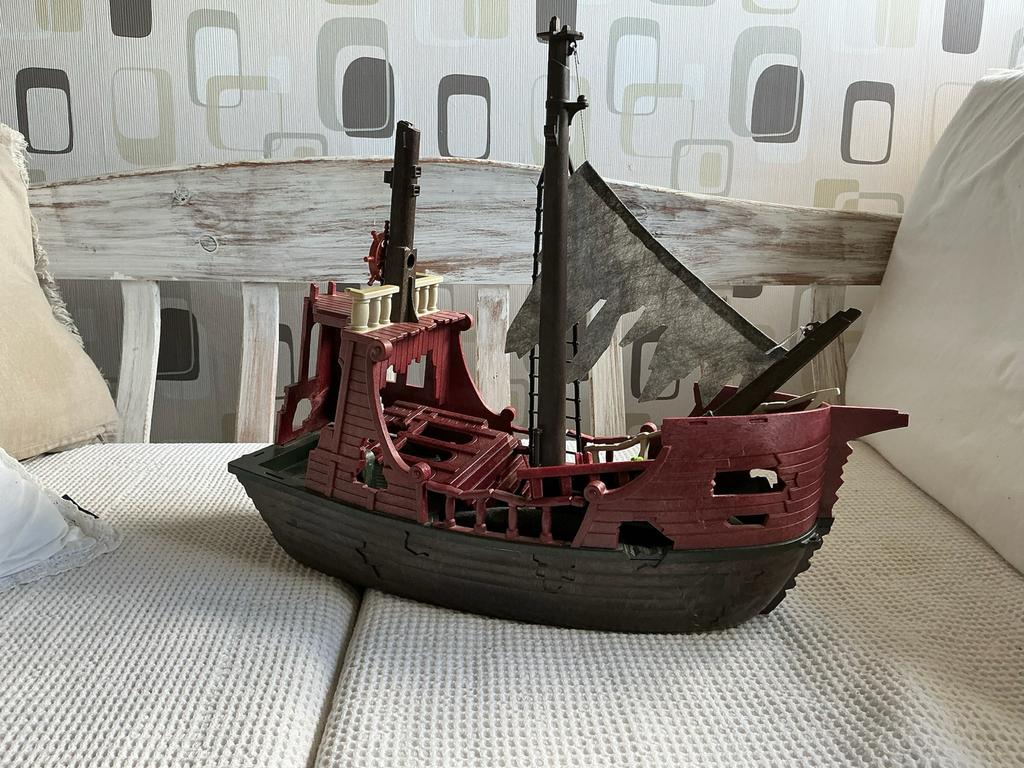 Playmobil Piratenschip - Gebruikt maar klaar voor avontuur!, Ophalen of Verzenden, Gebruikt, Los playmobil