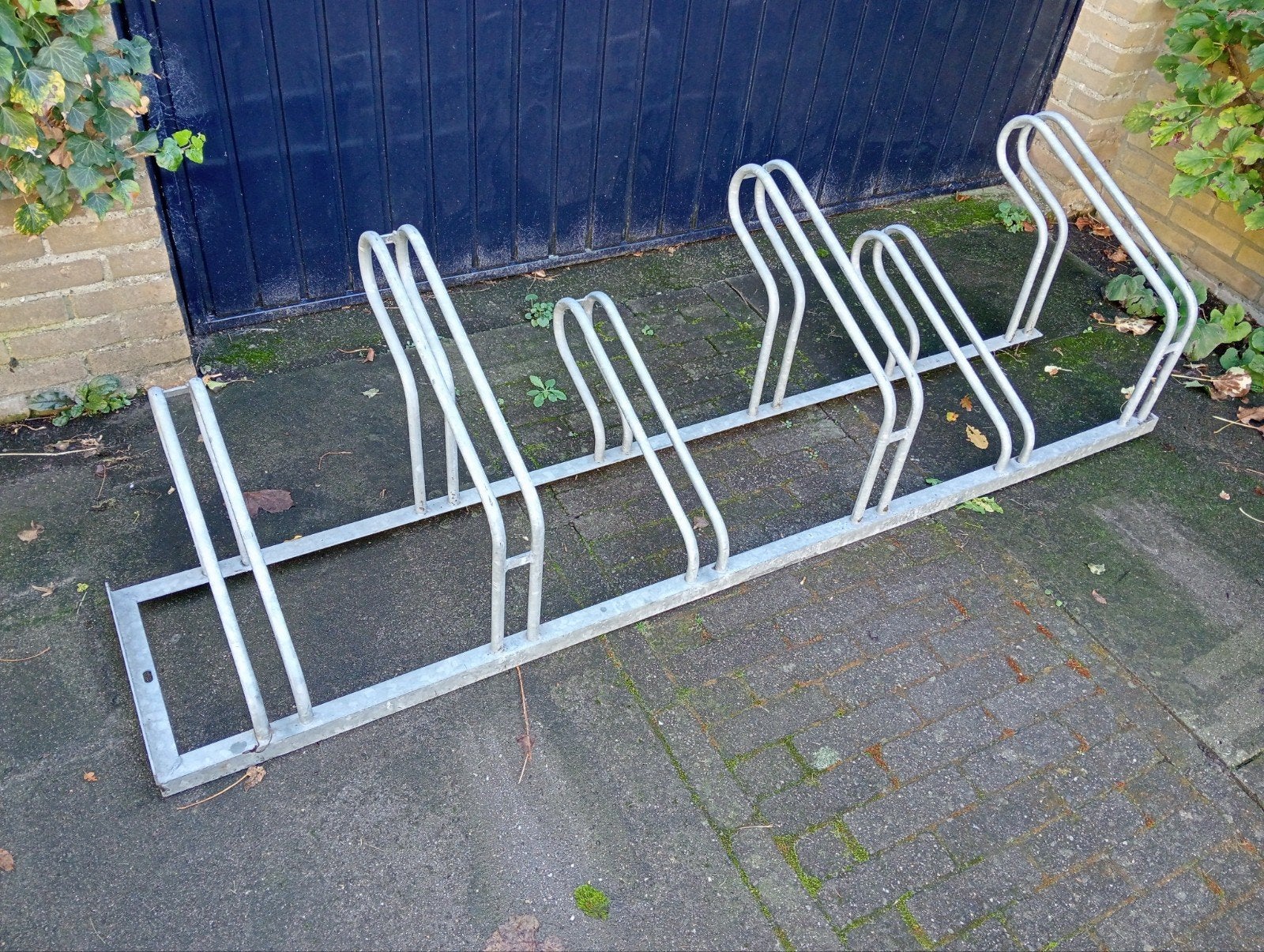 Fietsenrek voor 6 fietsen - Gegalvaniseerd staal, Ophalen, Gebruikt