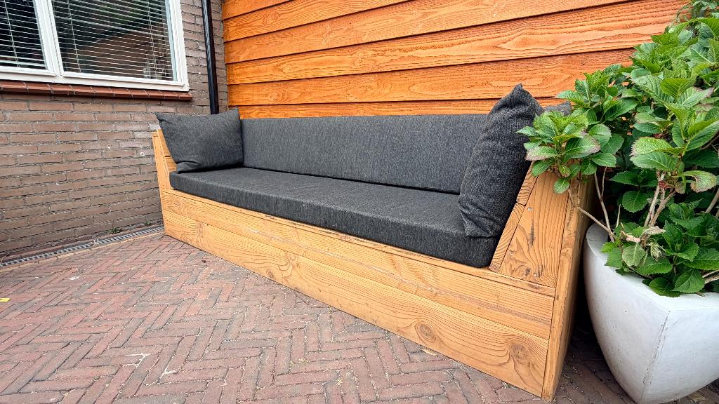 Douglas bank loungebanken tuinbank, Tuin en Terras, Tuinbanken, Ophalen, Zo goed als nieuw, Hout