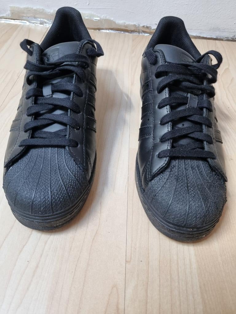 Adidas Superstar sneakers - Zwart, maat 44, Ophalen, Gedragen, Zwart