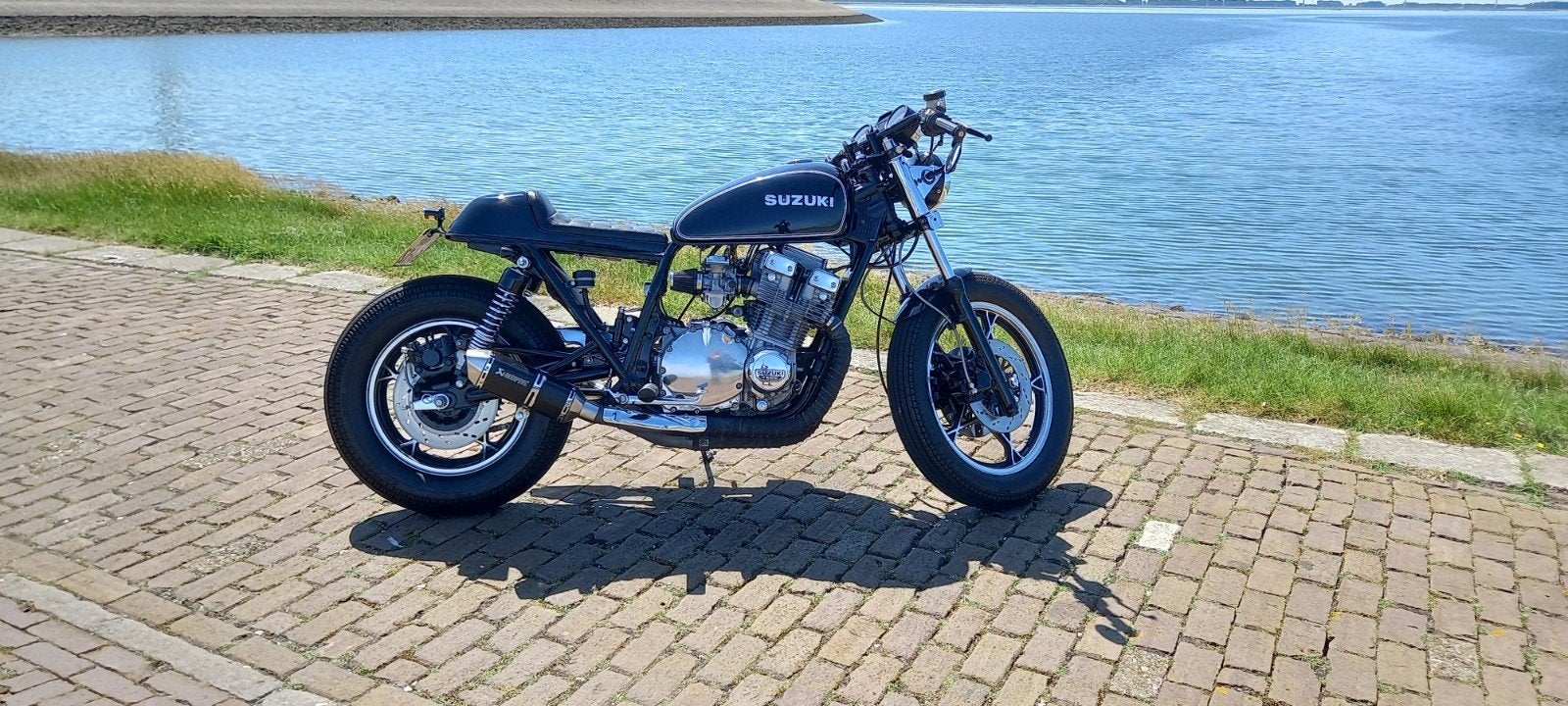 Suzuki Cafe Racer - Unieke Custom Build, 750 cc, 4 cilinders, Motorrijbewijs A, Gebruikt