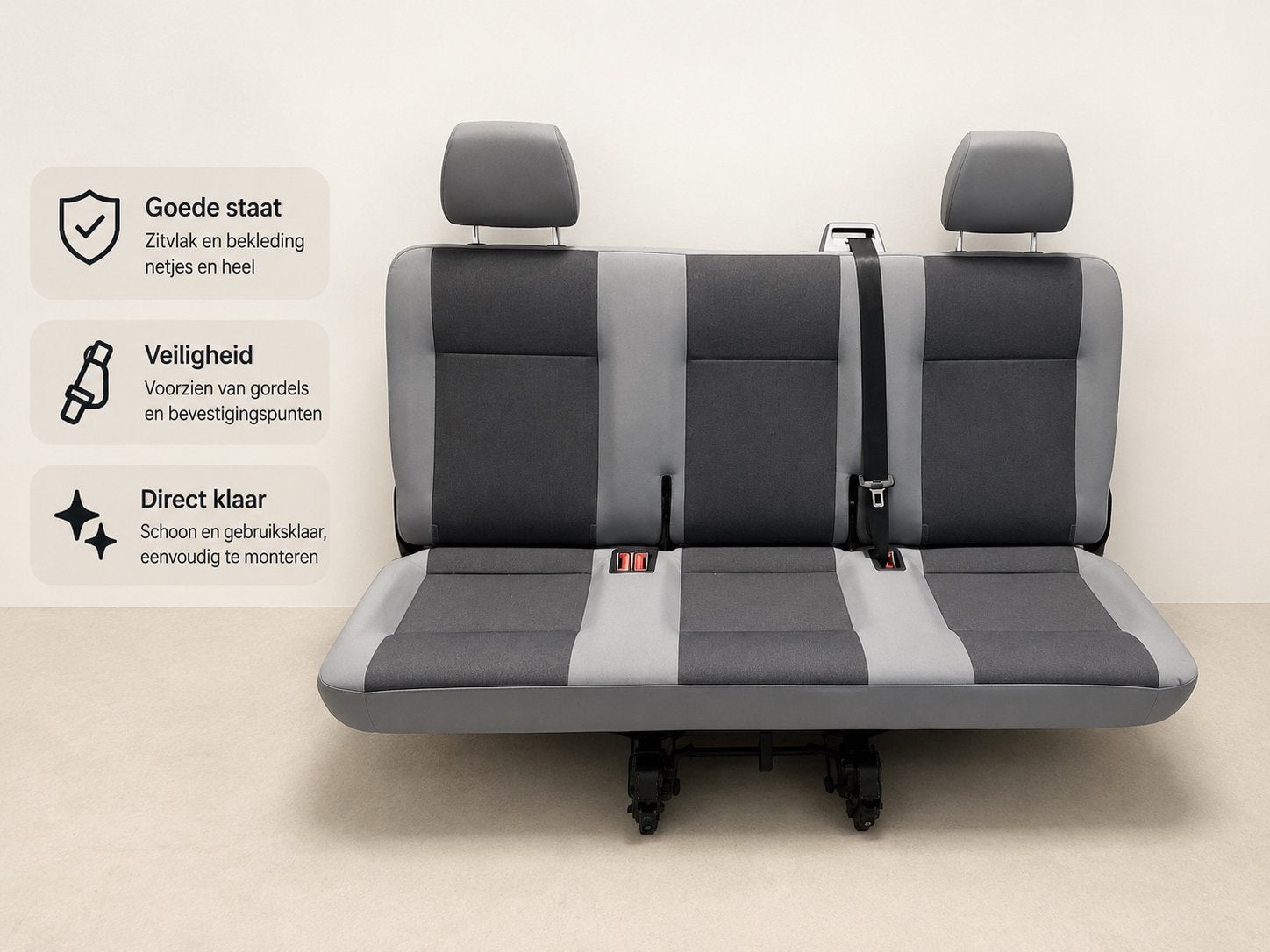 VW T5/T6 Passagiersbank Austin Titan Grey, Auto-onderdelen, Interieur en Bekleding, Ophalen, Gebruikt, Universele onderdelen