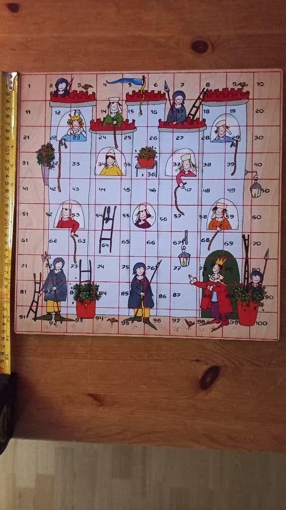 JANBIBEJAN : RED DE PRINSES Houten Bordspel, Een of twee spelers, Ophalen of Verzenden, Zo goed als nieuw