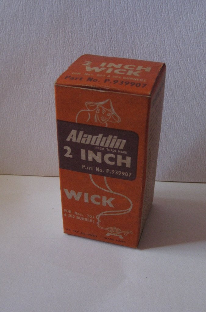 Vintage lont verpakking / Aladdin 2 inch Wick nr P. 939907, Ophalen, Huis en Inrichting