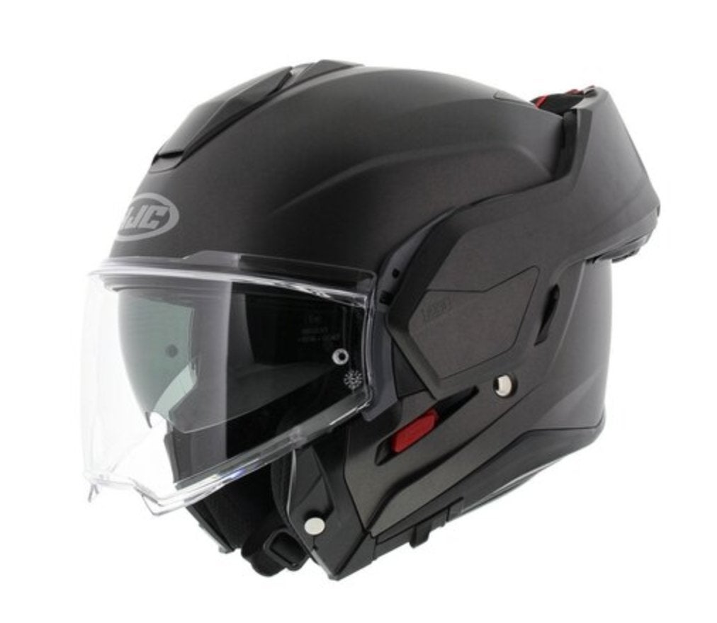 NIEUW - HJC i100 Systeemhelm – Mat Titanium – Maat L, Motoren, Systeemhelm, Dames, HJC, Ophalen of Verzenden