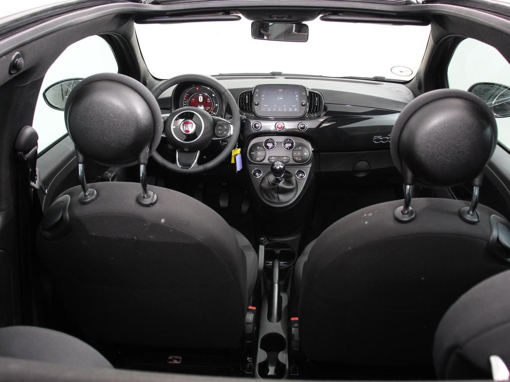 Fiat 500 C 1.0 Hybrid Bellavita Navigatie Climate Control Ap, Voorwielaandrijving, Stof, Gebruikt, Euro 6