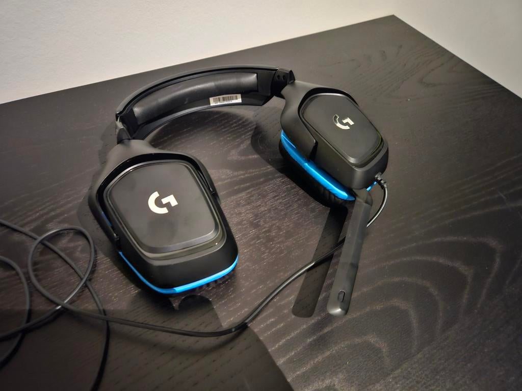 Logitech G432 7.1 Gaming Headset (bedraad), Computers en Software, Headsets, Zo goed als nieuw, Over-ear, Bedraad, Gaming headset