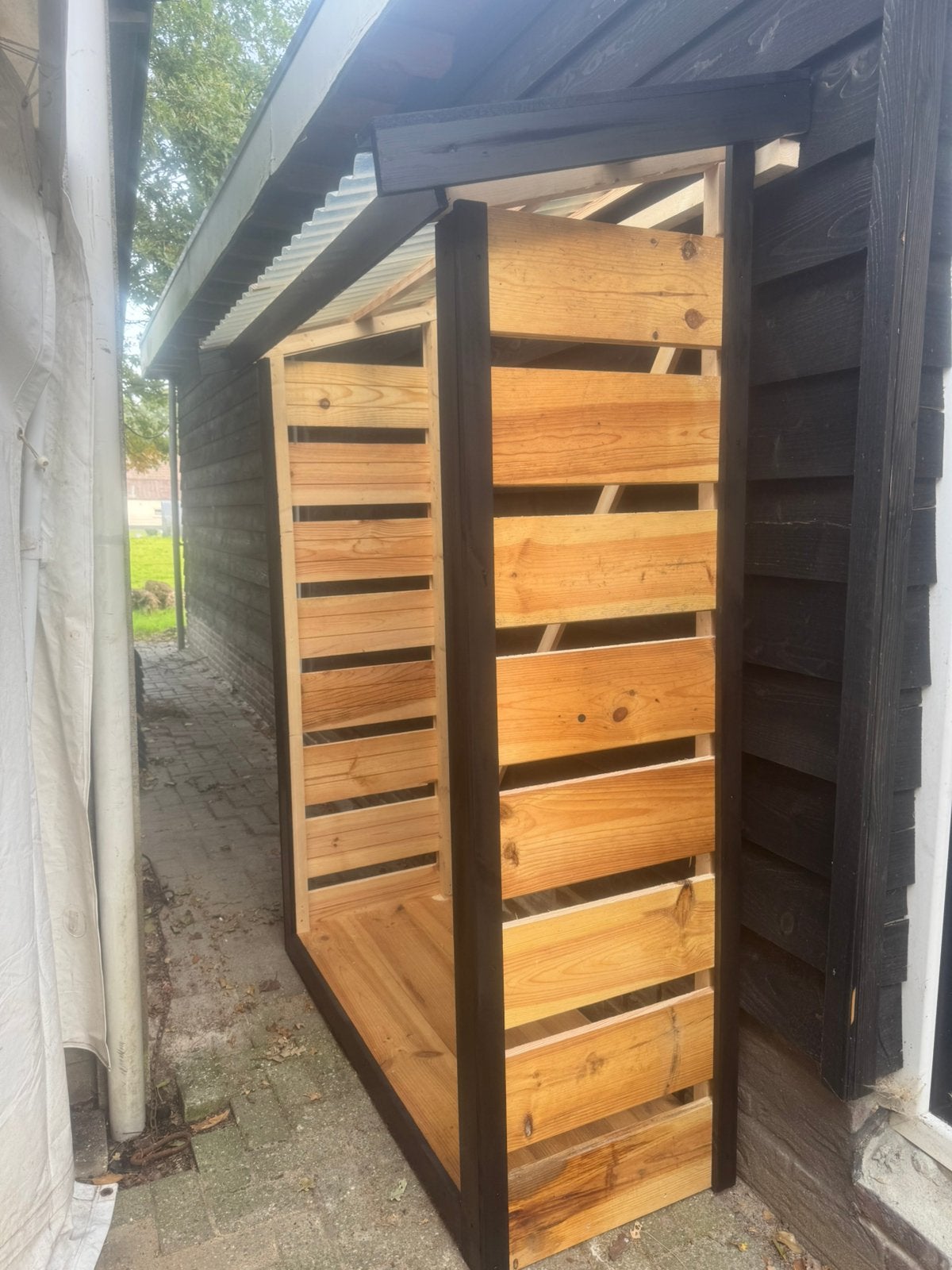 Houthok/ houtopslag, Tuin en Terras, Ophalen of Verzenden