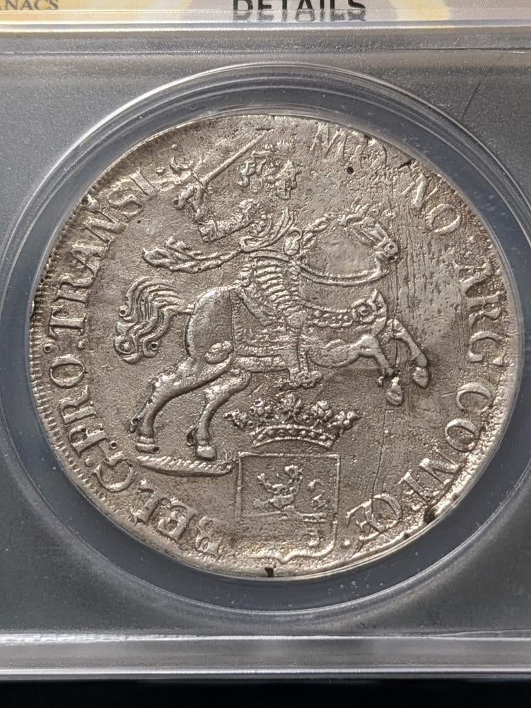 Zilveren Rijder 1733 Overijssel - 't Vliegend Hart, Postzegels en Munten, Munten | Nederland, Vóór koninkrijk, Zilver, Losse munt