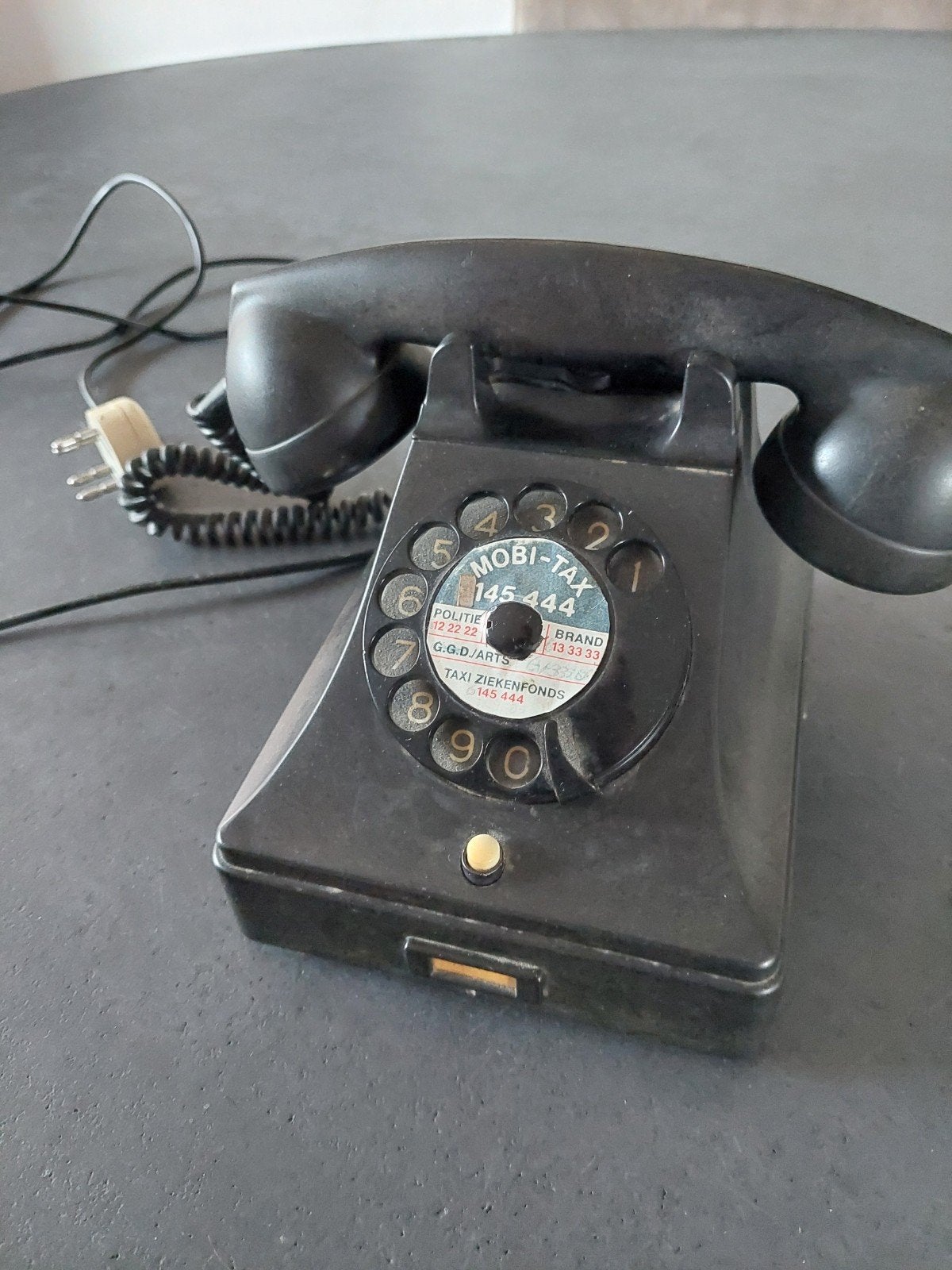 Vintage PTT Telefoon met Draaischijf - Jaren '50/'60, Ophalen