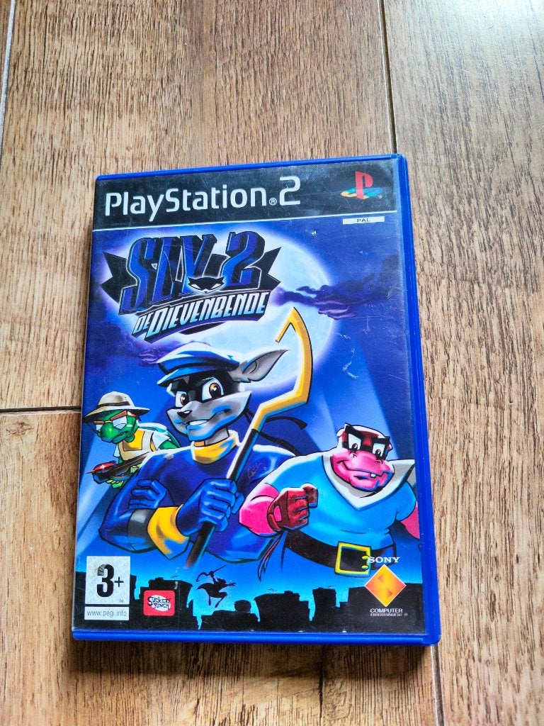 PS2 Spel - Sly 2 en de Dievenbende, 1 speler, Racen en Vliegen, Ophalen of Verzenden, Zo goed als nieuw