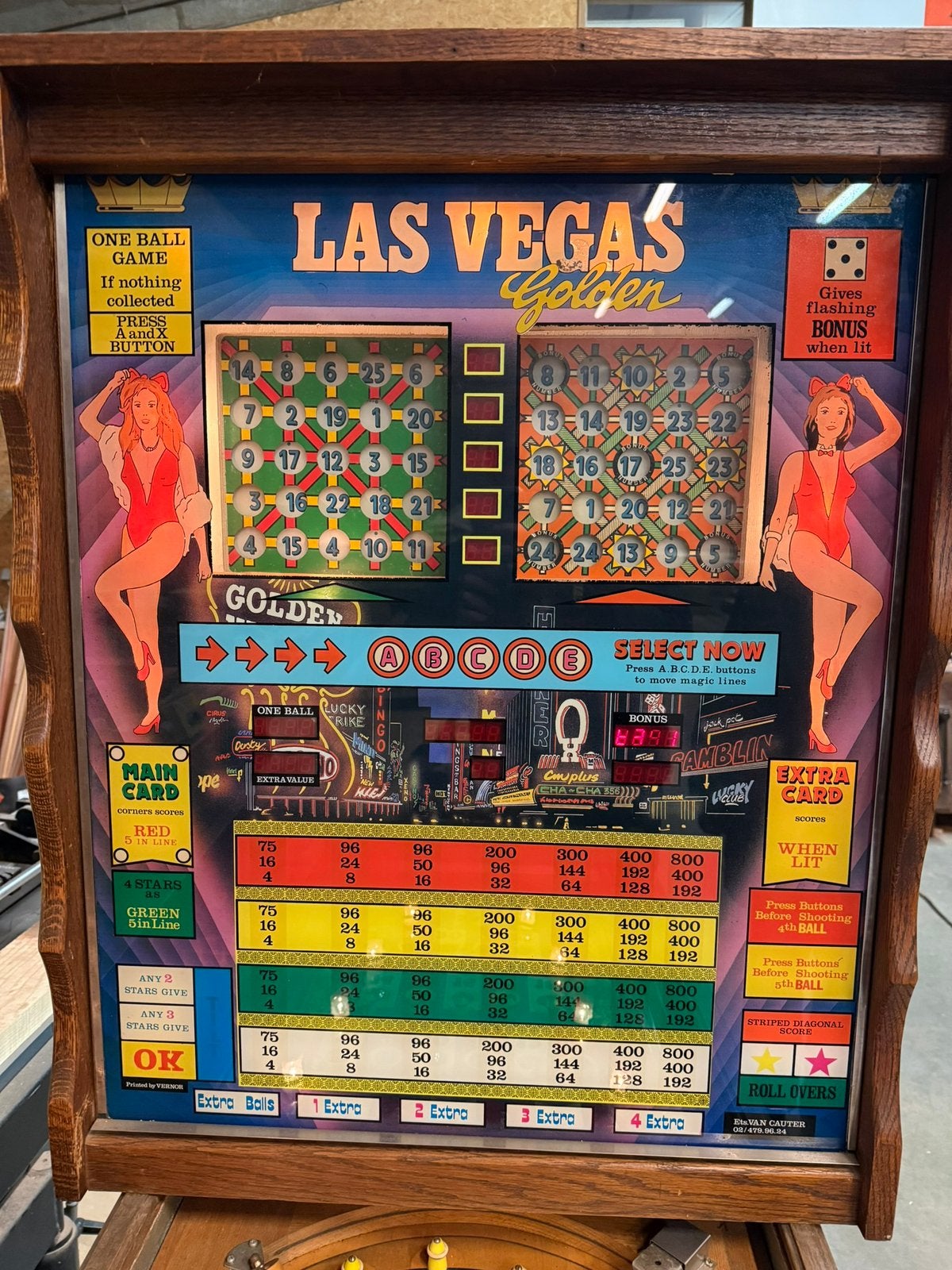 Bingo Las Vegas Golden, Overige munten, Ophalen, Gebruikt