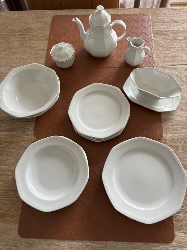 Wit porseleinen servies Schirnding Bavaria, Ophalen of Verzenden