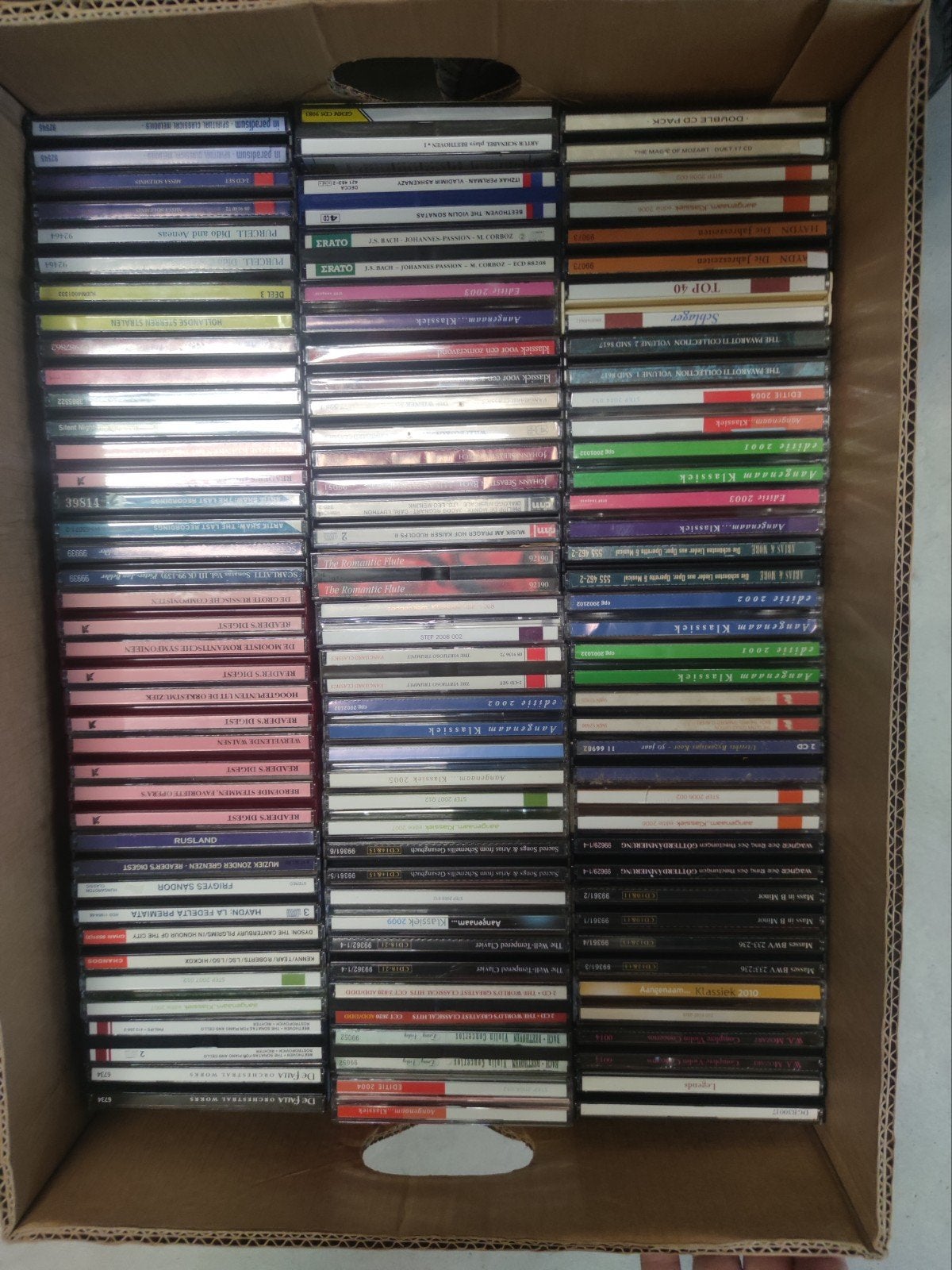 Doos vol originele en geteste klassieke cd's, Ophalen of Verzenden, Romantiek, Gebruikt, Orkest of Ballet