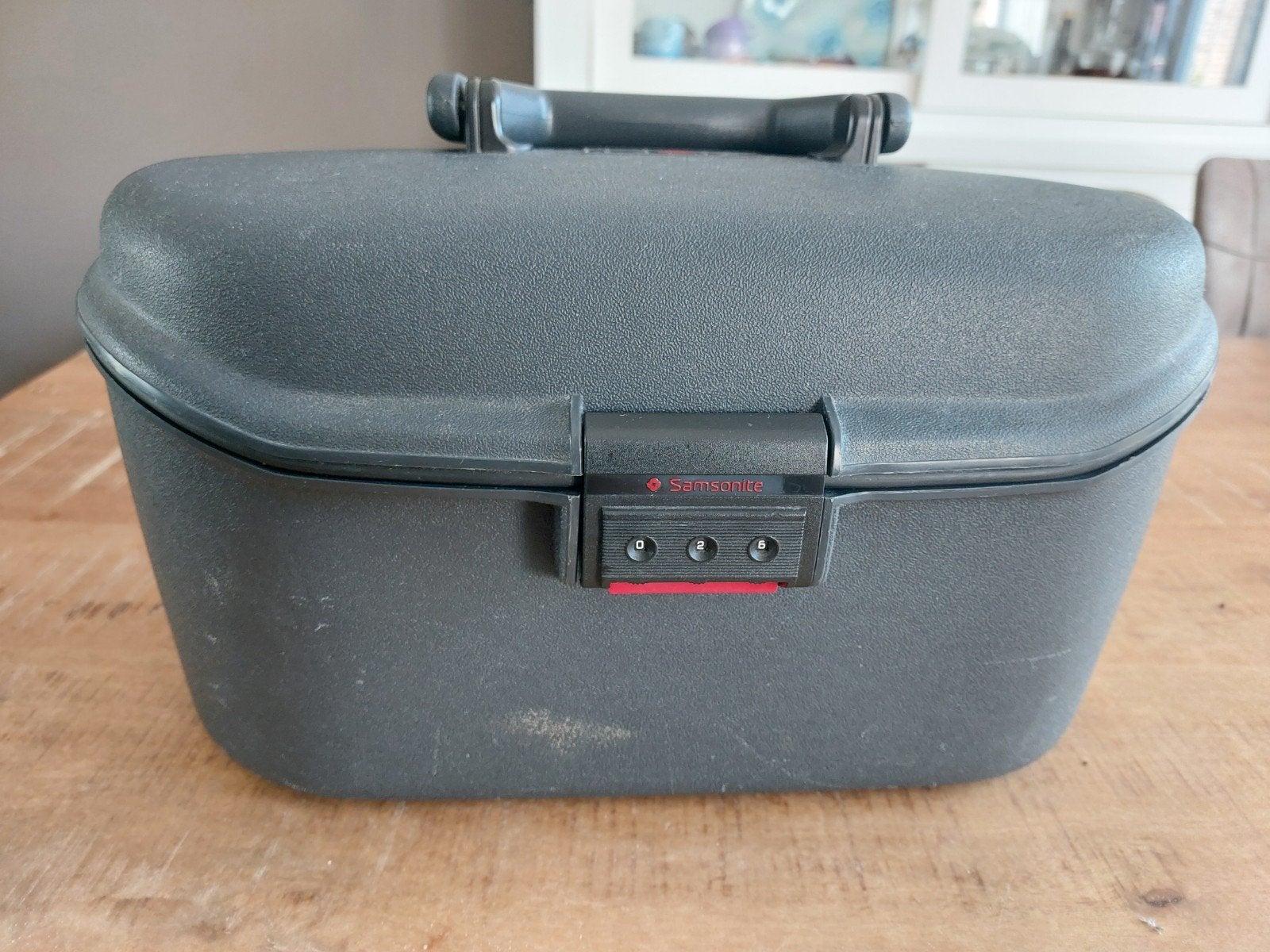 Beautycase van Samsonite, Gebruikt, Met slot, Ophalen of Verzenden, Grijs