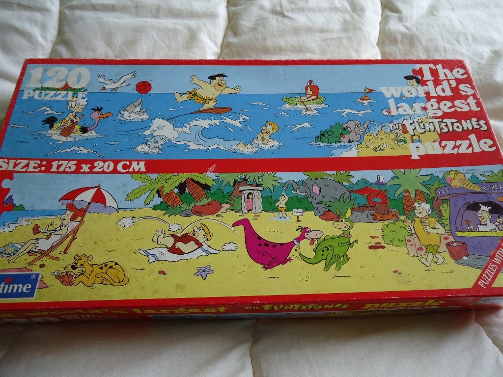 PUZZEL FLINTSTONES, Ophalen of Verzenden, 500 t/m 1500 stukjes, Zo goed als nieuw, Legpuzzel