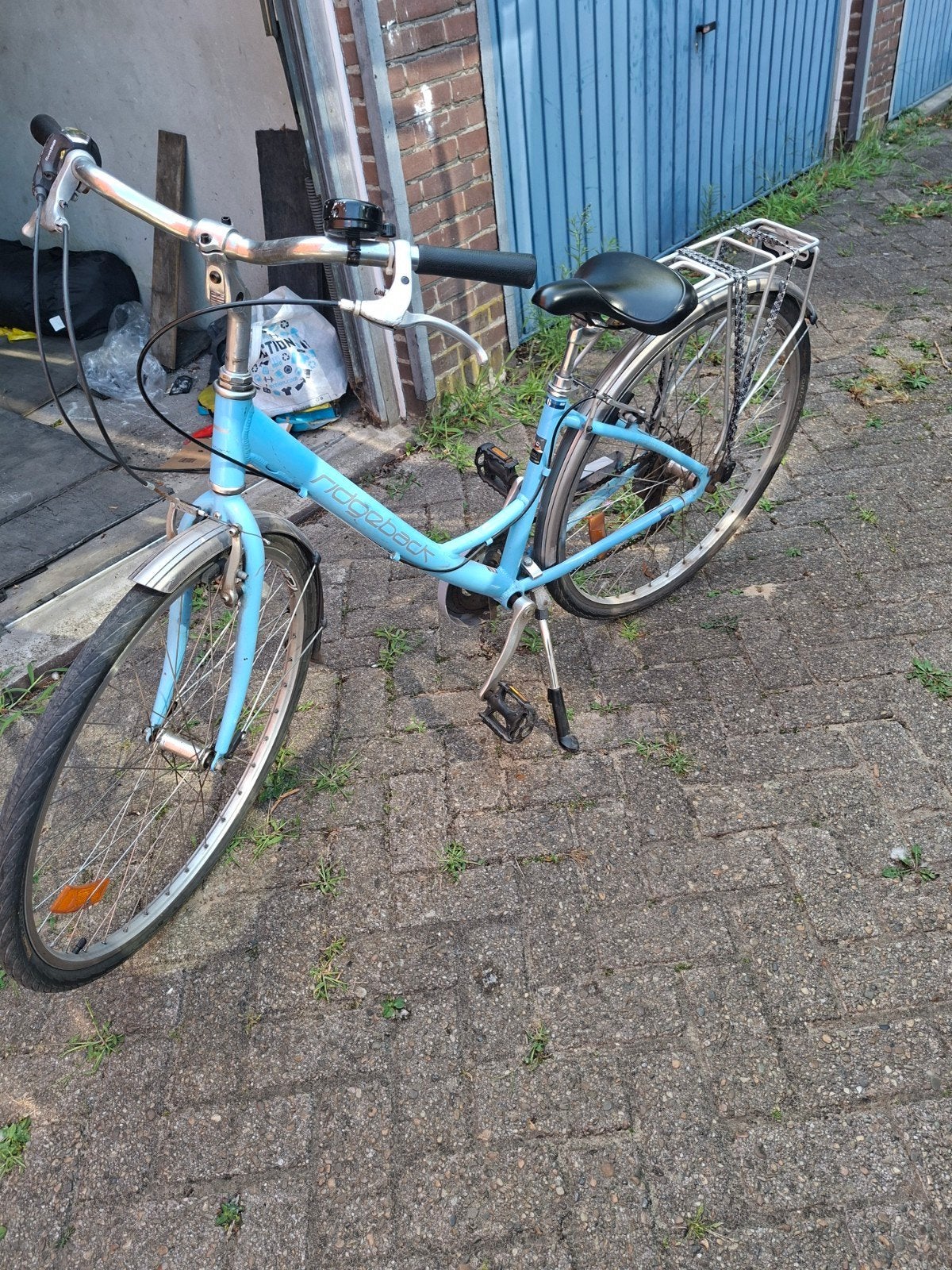 kleinere damesfiets, 6 versnellingen verende zadelpen., 47 tot 50 cm, Ophalen, Gebruikt, Versnellingen