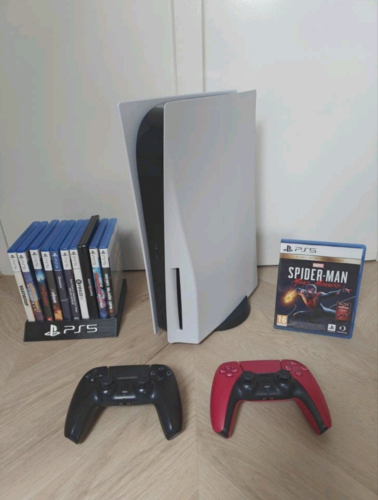 PS5 + 2 Controllers | Complete set | Direct ophalen, Ophalen of Verzenden, Playstation 5